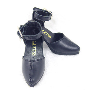 娃娃鞋子 SGS 03 SIDE OPEN For Senior Delf Girl Heel Parts BK