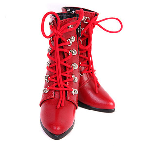 娃娃鞋子 SGS 04 SLENDER For Senior Delf Girl Heel Parts Red
