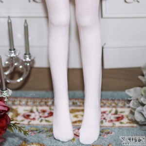 娃娃衣服 KDF Basic Overknee Socks White