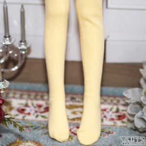 娃娃衣服 KDF Basic Overknee Socks Yellow