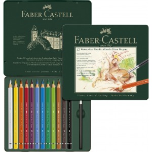 娃娃用品Faber Professional Magnus Watercolor Pencil Set 12 Colors