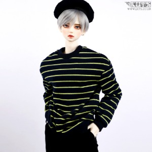 娃娃衣服 SSDF lively stripe Tshirt Navy