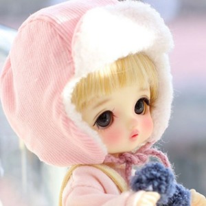 娃娃衣服 Pre-order 16cm Cute winter hat Pink