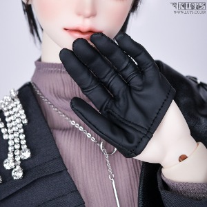娃娃衣服 SSDF Half Glove Black