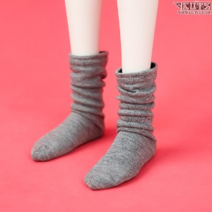 娃娃饰品 SDF Unisex Basic Socks Gray