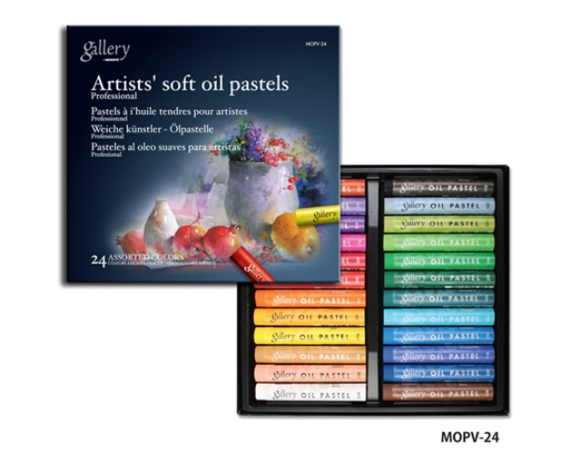 娃娃用品 Mungyo Gallery Soft Oil Pastel 24 Color Set / MOPV-24