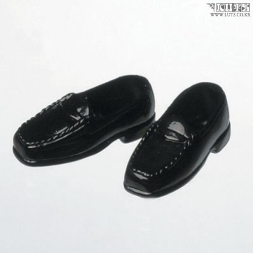 娃娃衣服 Obitsu 27 Doll Shoes OBS 012 Male Loafer Black