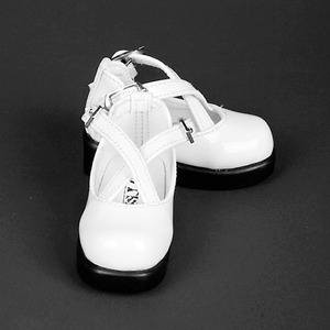 娃娃鞋子 DGS 16 JANES CROSS For Girl S White