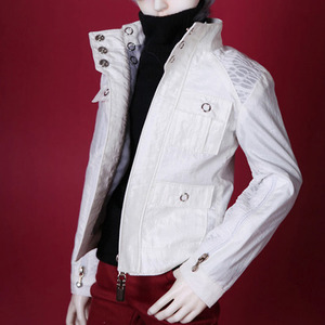 娃娃衣服 SDF65 White Beam Jacket