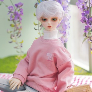 娃娃衣服 SDB Color Casual Over Sweatshirt Pink