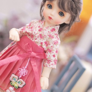 娃娃衣服 USD 2019 Living Hanbok Pink