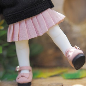 娃娃衣服 LATI-Y Basic Pleated Skirt Salmon Pink
