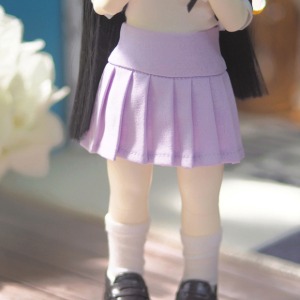 娃娃衣服 USD J30 Basic Pleated Skirt Purple
