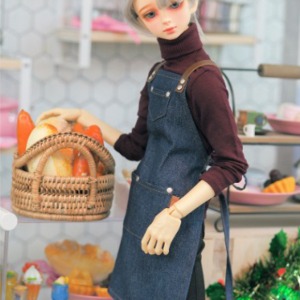 娃娃衣服 Pre-order SD NAS-Café Apron Denim