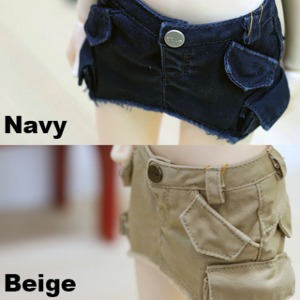 [Pre-order] [MSD &amp; MDD] Vintage Cargo Skirt - Navy, Beige
