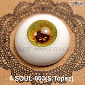 娃娃眼珠 14mm Soul Jewelry NO.003 S.Topaz