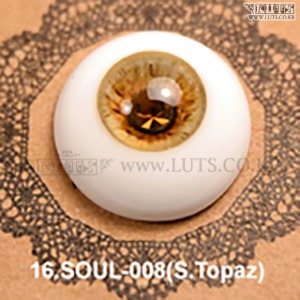 娃娃眼珠 16mm Soul Jewelry NO.008 S.Topaz