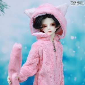 娃娃衣服 KDF45 Cat Jumpsuit (Pink)