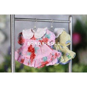 娃娃衣服 Pre-order Pocket 16cm Size CaraRose Dress 2 types Choose 1