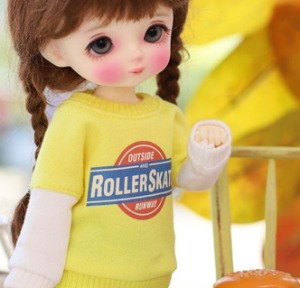 娃娃衣服 Pre-order Little Rollerskate MTM Yellow