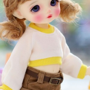 娃娃衣服 Pre-order Little Vivid Cute Crop MTM Yellow