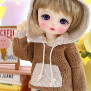 Pre-order Little Cotton Candy Hooded Brown