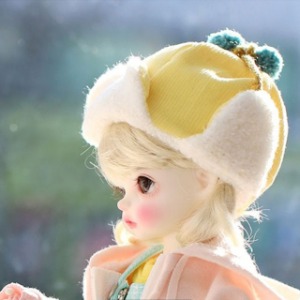 娃娃衣服 Pre-order USD Little Cute winter hat Yellow