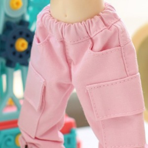 娃娃衣服 Pre-order Little Cargo Jogger Pants Pink