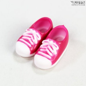 娃娃衣服 Obitsu 11 Doll Shoes OBS 015 Stickers Pink
