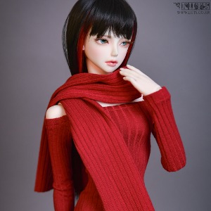 娃娃饰品 SDF Knitted muffler Red