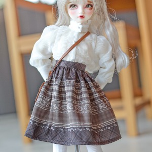 娃娃衣服 Pre-order Mini Blair Skirt Hazelnut